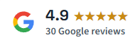 Google reviews: 4.9 out of 5, 30 reviews